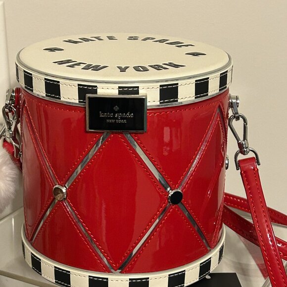 NWT KATE SPADE Oh What Fun Toy Store 3D Drum Novelty Shoulder Crossbody Handbag - Picture 2 of 13